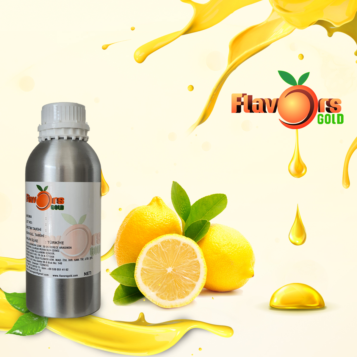 Emulsion flavors lemon